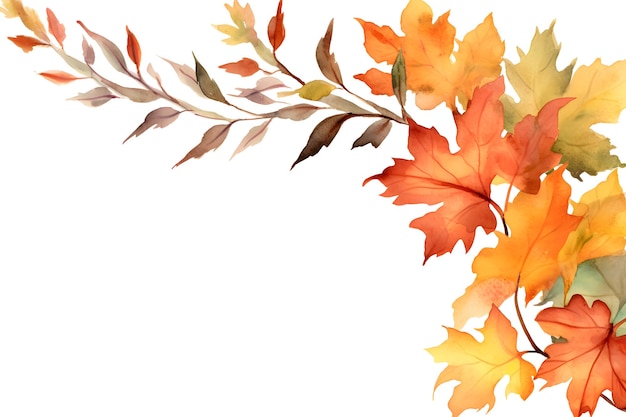 写真 秋のバナー 秋の切り抜きの道 感謝祭の背景 秋の葉の背景