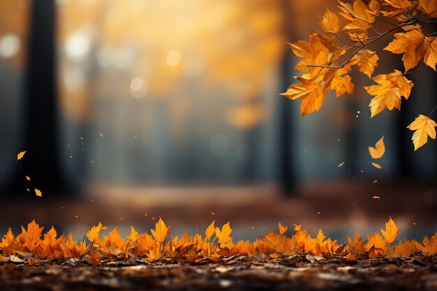 秋のバナー 背景
