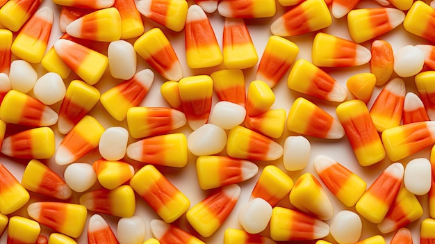 Autumn candy corn pattern