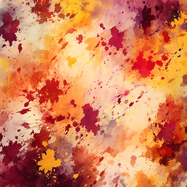 Autumn Color Splatter pattern