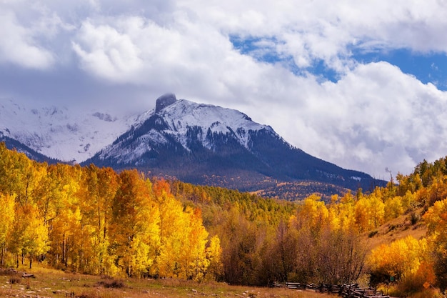 Autunno in colorado, stati uniti