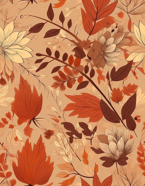 Autumn Concept Fall Patterned Background