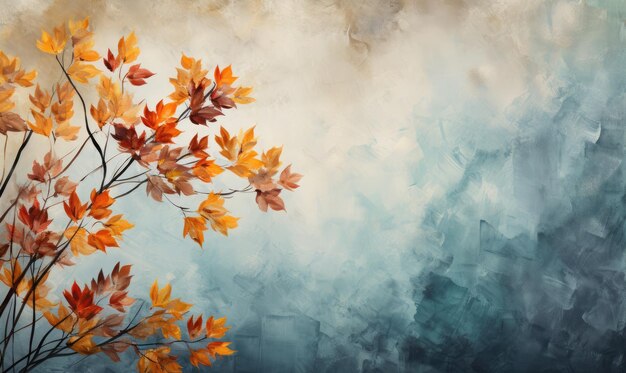 Photo autumn fall background autumn trees leaves color landscape