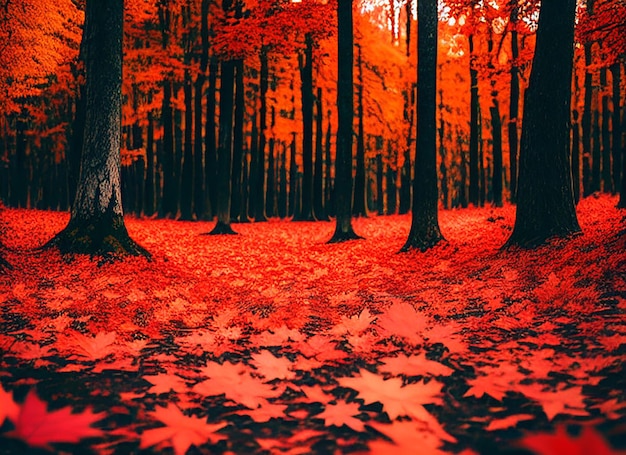 autumn forest landscape