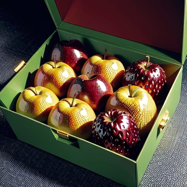 Autumn fruits box