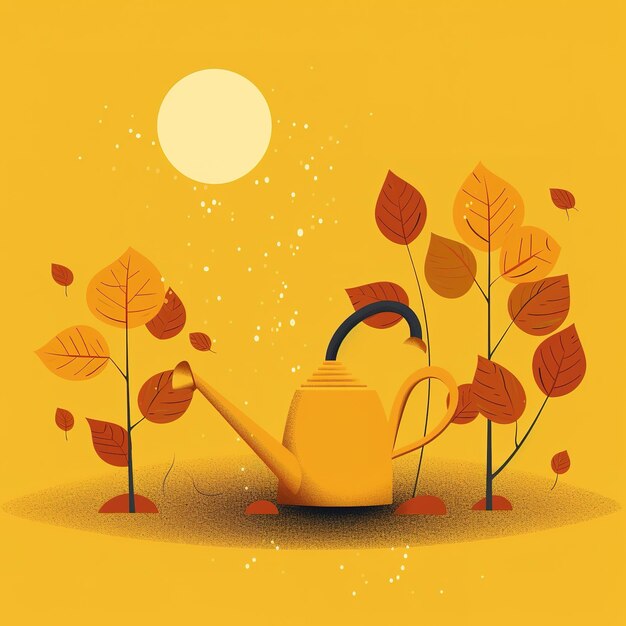 Photo autumn illustration