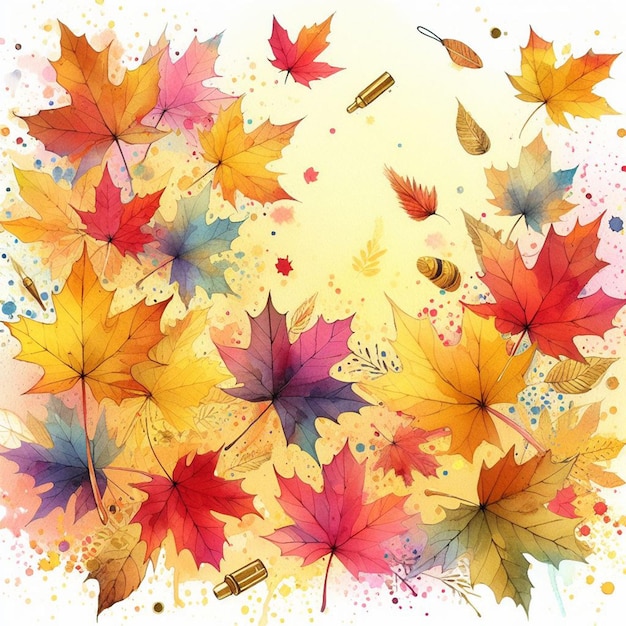 Photo autumn illustration