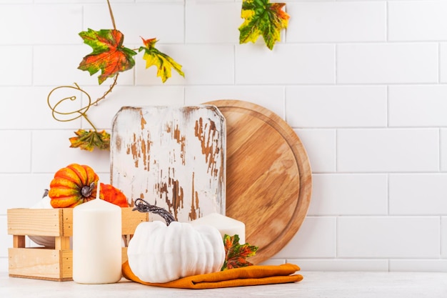 Autumn kitchen decor