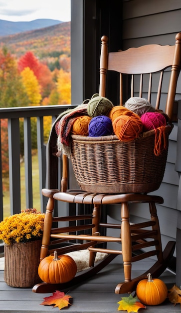 Autumn knits serenity