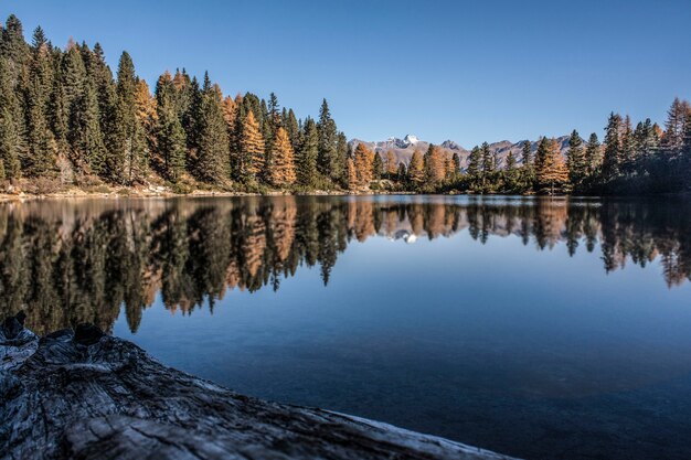 Autumn Lake in the Mountains