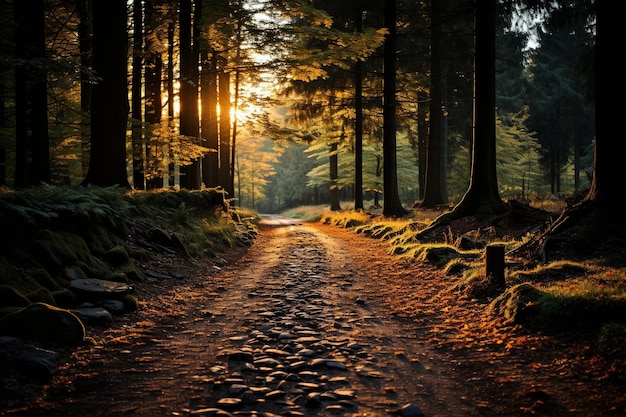 Autumn Landscape Serene Colors and Natural Beauty