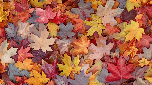 autumn leaf pattern wallpaper