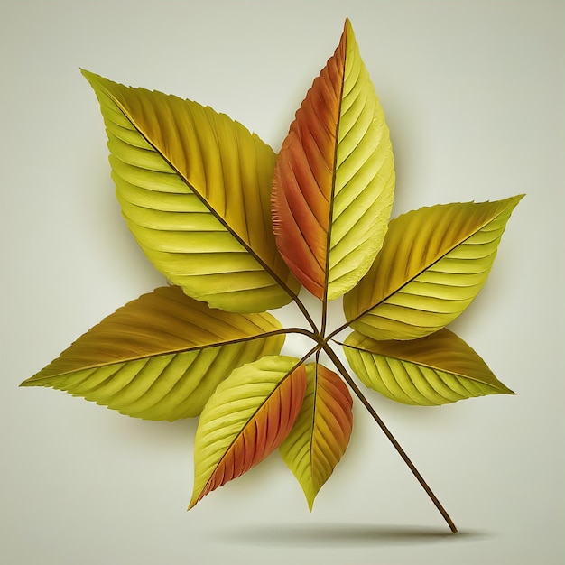 Осенняя листовая векторная иллюстрация