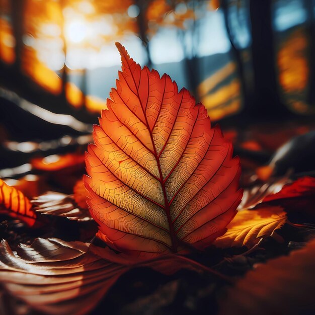 Autumn leaf