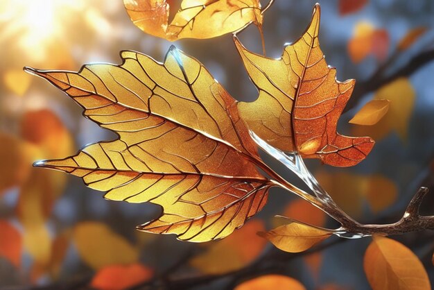 Autumn leaf