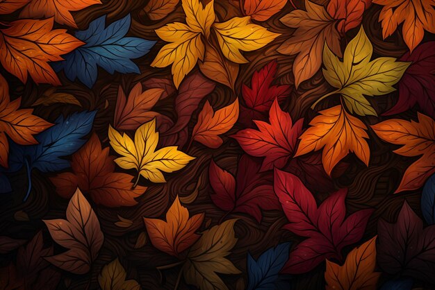 autumn leaves background