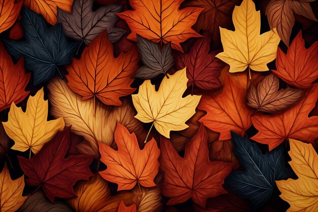 autumn leaves background