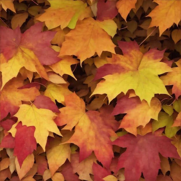 Autumn leaves background