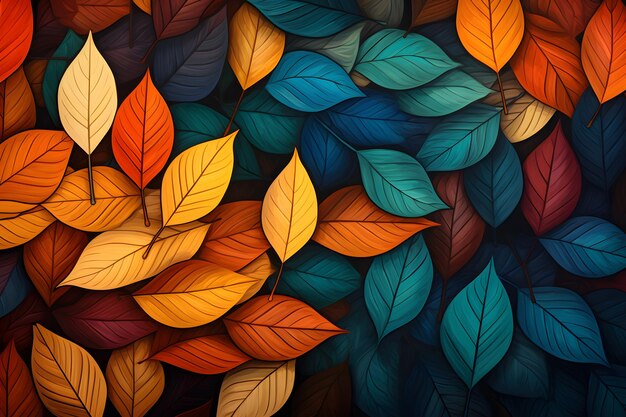 autumn leaves background