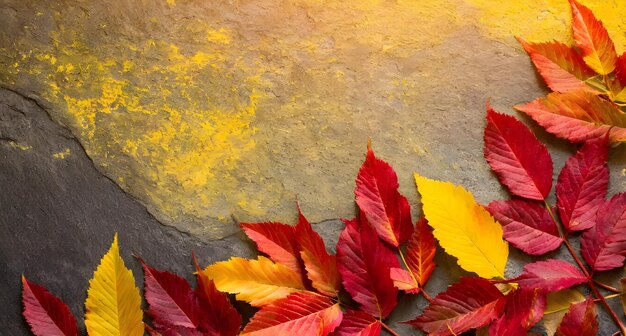 Photo autumn leaves background