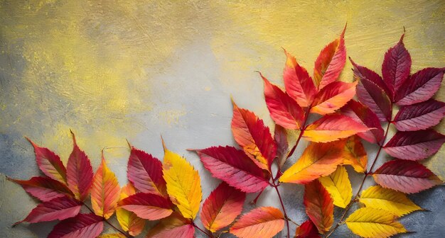 Photo autumn leaves background