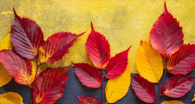 Photo autumn leaves background