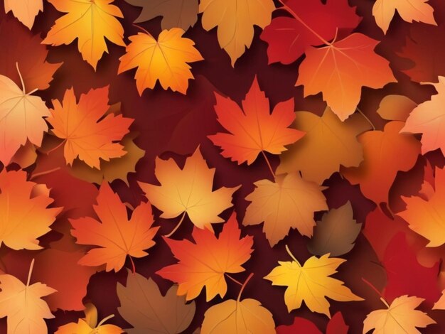 Photo autumn leaves background