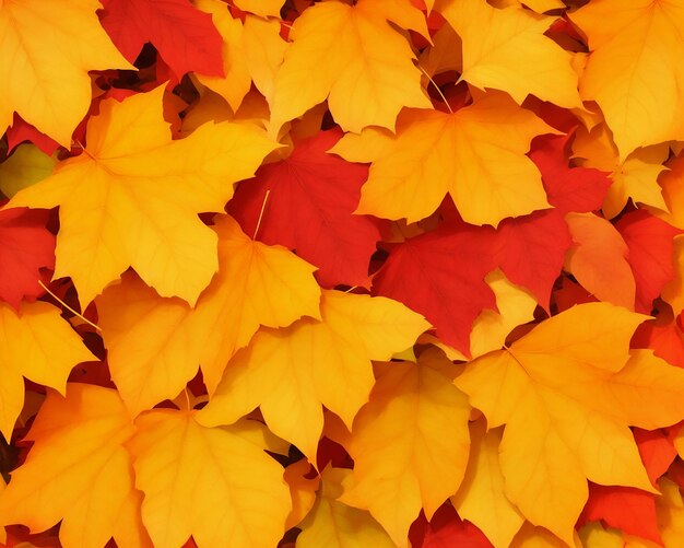 Autumn leaves background