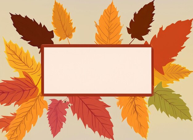 Photo autumn leaves background