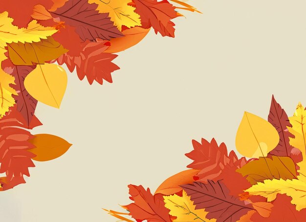 Autumn leaves background