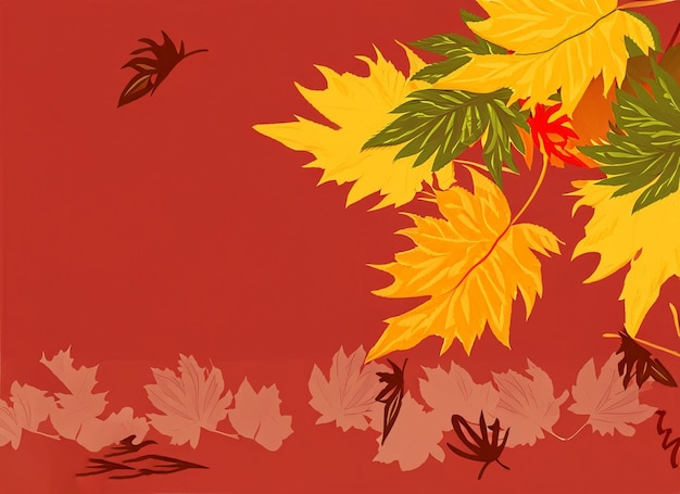 Autumn leaves background