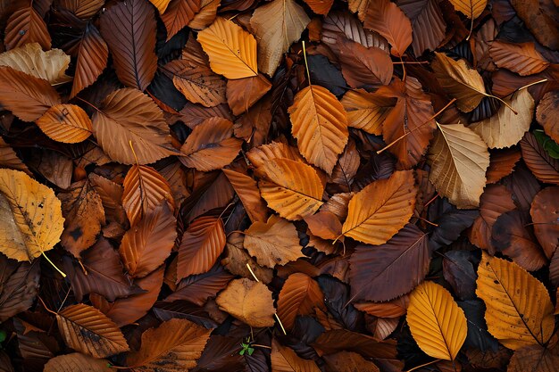 Autumn Leaves Carpet in Beautiful Arrangement