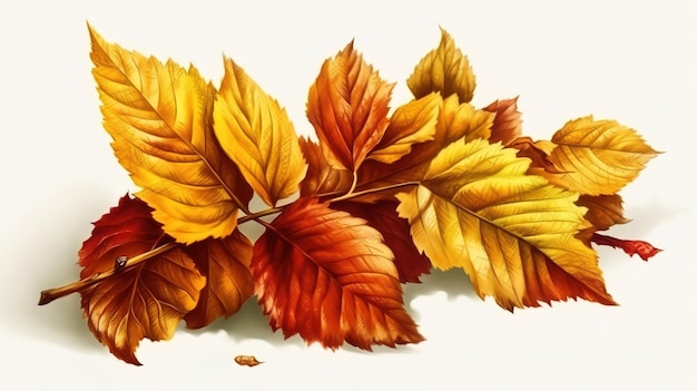 Autumn Leaves Generative Ai