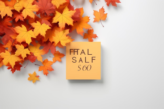 Photo autumn leaves herald massive fall sale up to 50 off