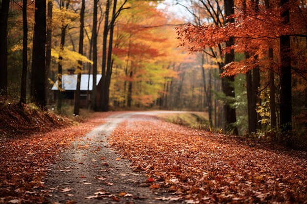 Фото Осенние листья в западной вирджинии