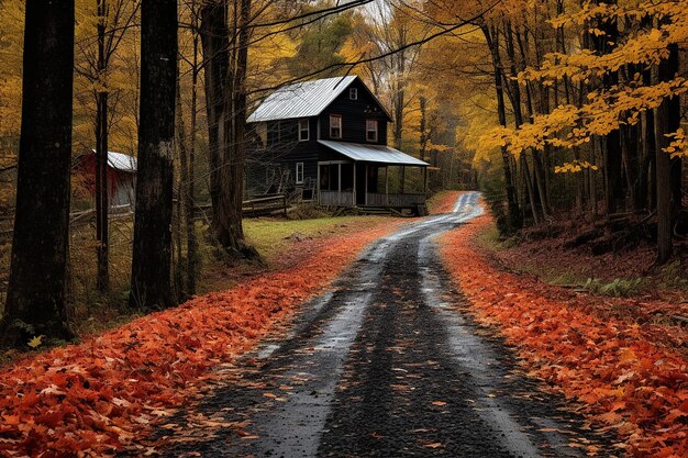 Фото Осенние листья в западной вирджинии