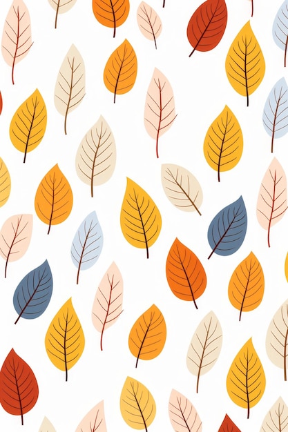 Autumn leaves pattern