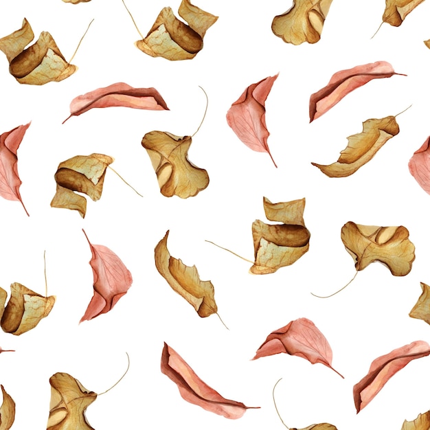 Photo autumn leaves pattern