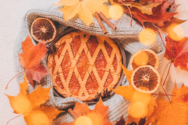 Autumn leaves and pie crazy vibes autumn article printed\
products autumn