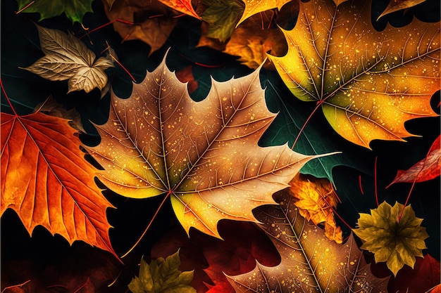 Autumn leaves wallpapers for iphone and android.