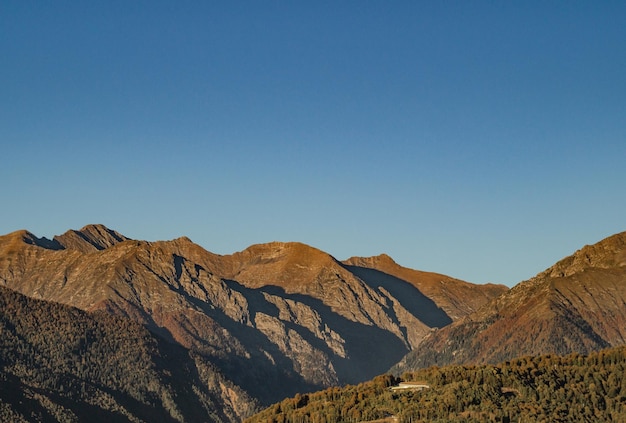 Autumn in the mountains of Krasnaya Polyana