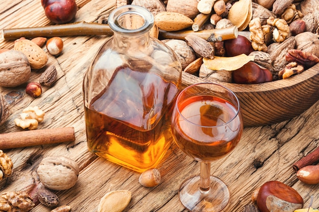 Autumn nutty liquor