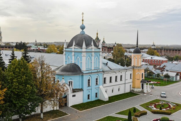 Autumn in the old town in the Moscow region