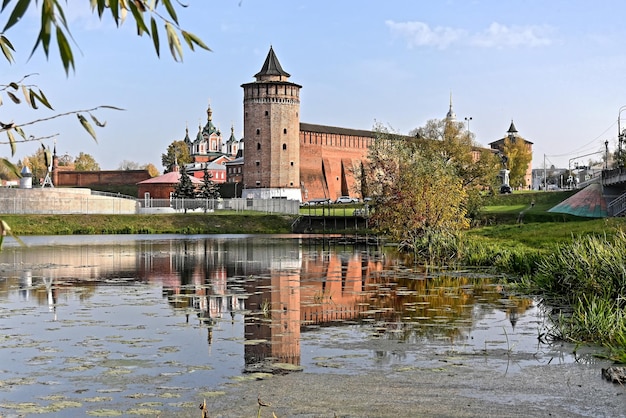 Autumn in the old town in the Moscow region