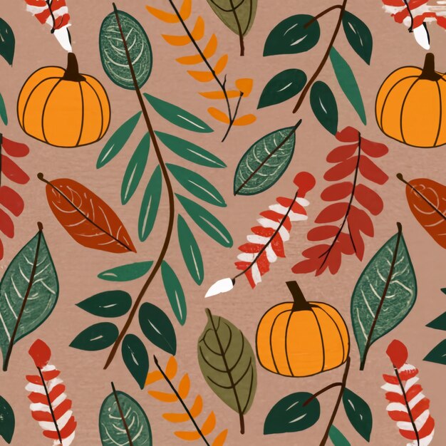 Photo autumn pattern