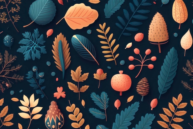 Autumn pattern