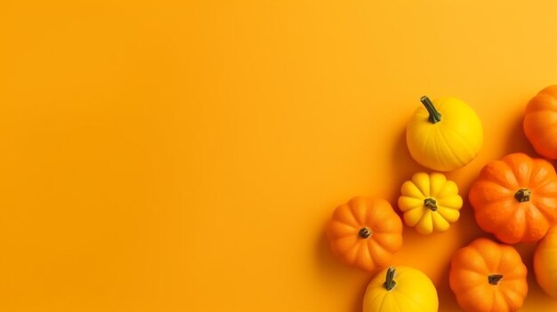 Autumn pumpkin background