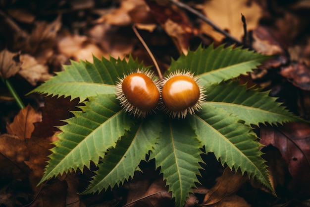 가을의 화려함과 자연의 색이 담긴 캔버스