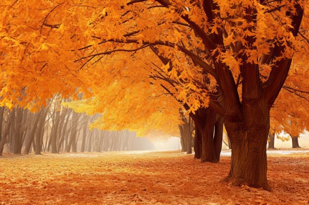 Autumn's splender and nature's canvas of colors