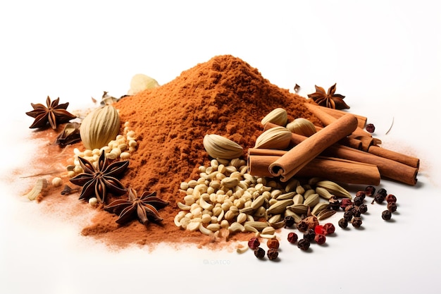 autumn spices such as cinnamon nutmeg and cloves adding warmth and flavor to seasonal dishes